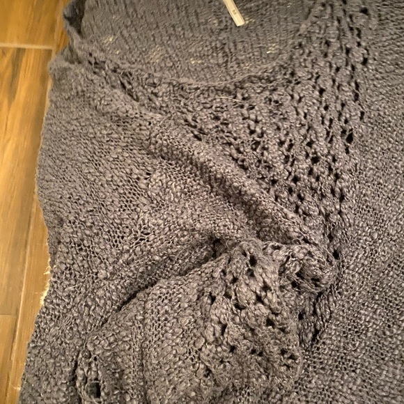M Dark Grey Knit Free People Sweater - Picture 4 of 4
